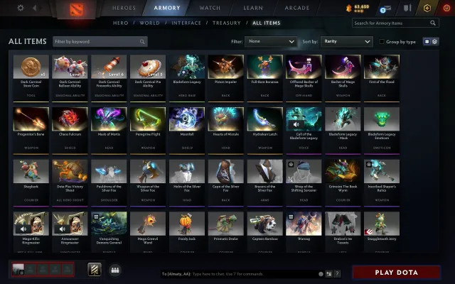 Mainpool | Trophy level 39 Fast search time |Ancient 4|2 arcana, Продажа, 4600 MMR, 7500 порядочности, 6000 вежливости, 800 матчей, 800 часов