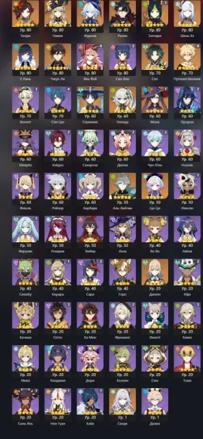 🍓BUNCH OF CONTENT🍓Navia Signa🍓Skirk+Shen He🍓Furina🍓E Lan🍓Rizli🍓Traveler🍓Nahida🍓Xiao, Any platform, Email linked, Iter, Starter, AR 57