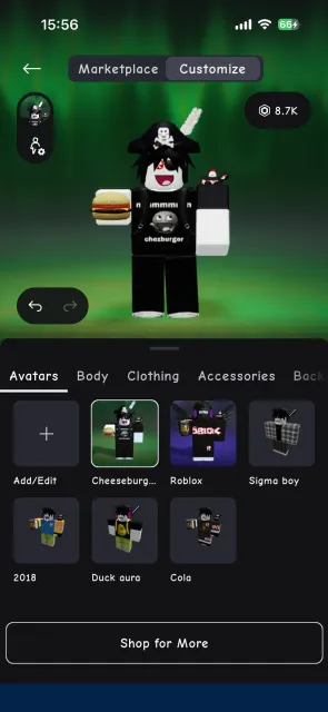 Balance: 8,500 rbx | Roblox+ until October 2 | Leveling in many places | Total 12,000 | see description, Sale, Voice chat: No