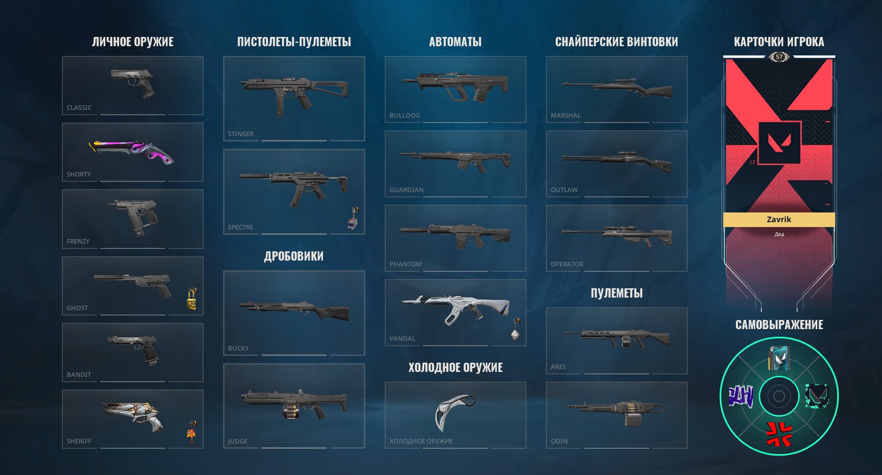 Ion Knife (all styles), 💲Ion Vandal (Bronze 2, Level 57) personal account💲, Sale, Bronze 2, Agents: 17, Skins: 3