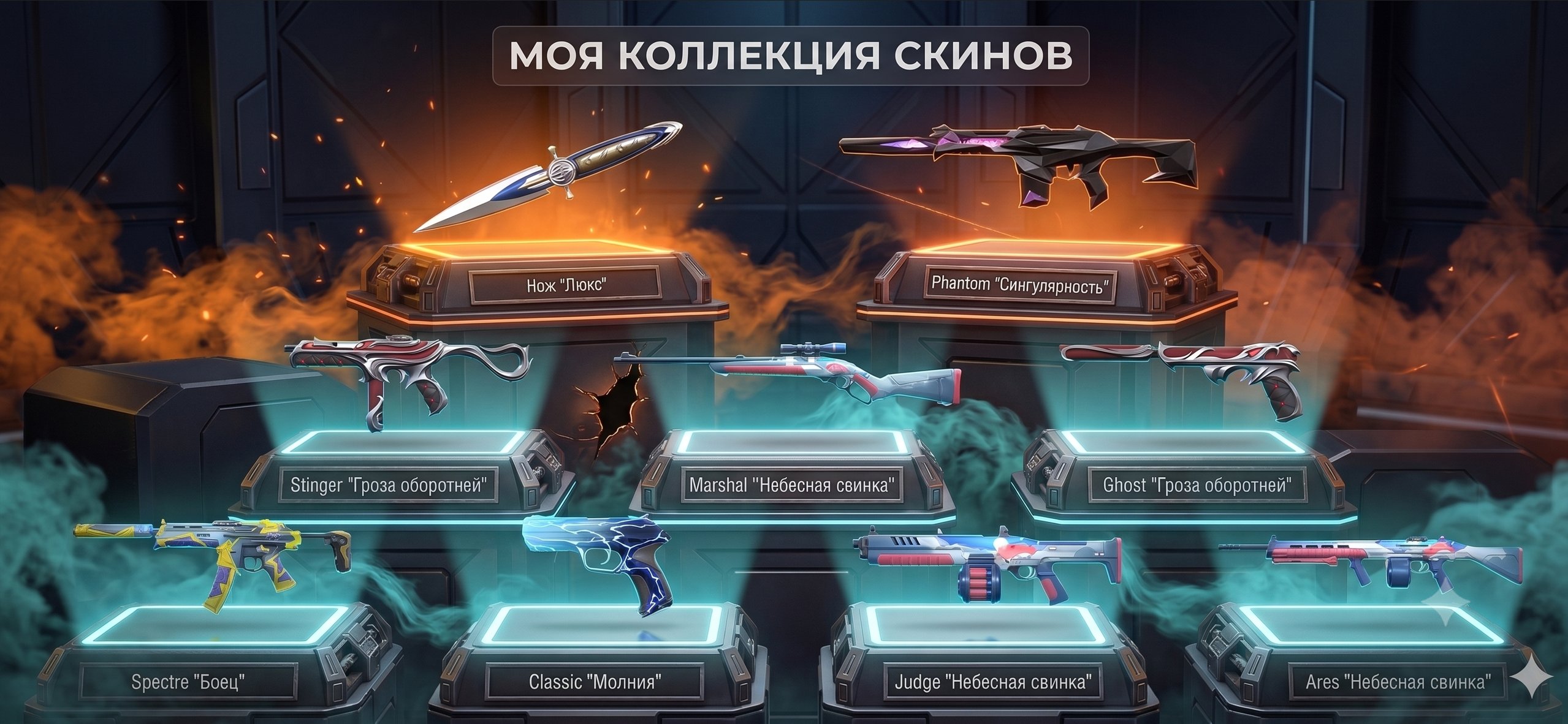 👑💖【EU】1 KNIFE🎈9 SKINS🎈Singularity Phantom🎈Luxe Knife🎈FULL ACCESS🎈EMAIL CHANGE💖👑, Sale, Ranked unlocked, Agents: 5, Skins: 9