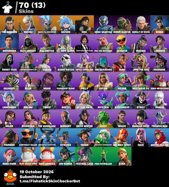 🎮 [PC/XBOX/PSN] 70 SKINS | 5 EXCLUSIVES | LEVEL 1035 | FULL ACCESS | 🔥 , Sale, skins 70, Продажа, скины 70
