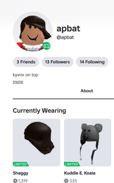 USER: apbat | 1.7K RAP + offsales | Shaggy 1.39 rap, Kuddle E. Koala 535 rap | 2011 year, Sale, Voice chat: No