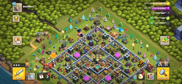 ACCOUNT 14 FULL TH ⚡️9 YEARS OF PLAY MAIN ACCOUNT 🏆, 14 TH Home Village, 8 TH Builder Base