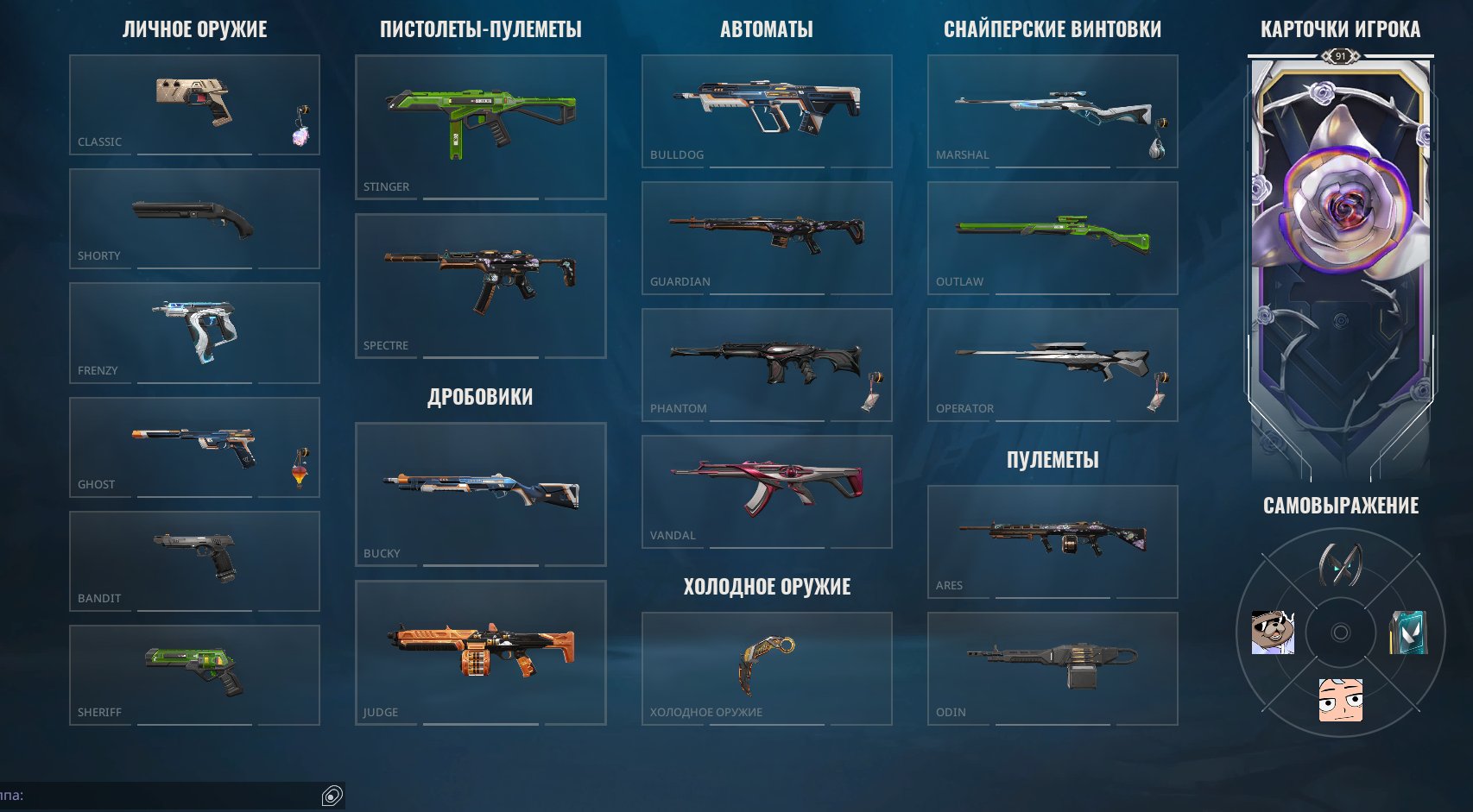 💫Account with XeroFang knife, RGX Karambit, Araksis, Description 💫, Sale, Platinum 1, Agents: 28, Skins: 18