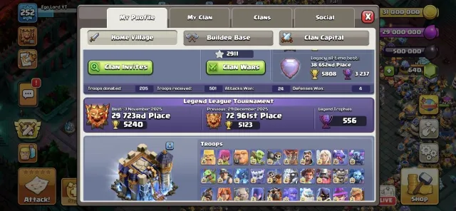 th 18 full full max very good 14 epic max, 18 TH Родной Деревни, 10 TH Строителя