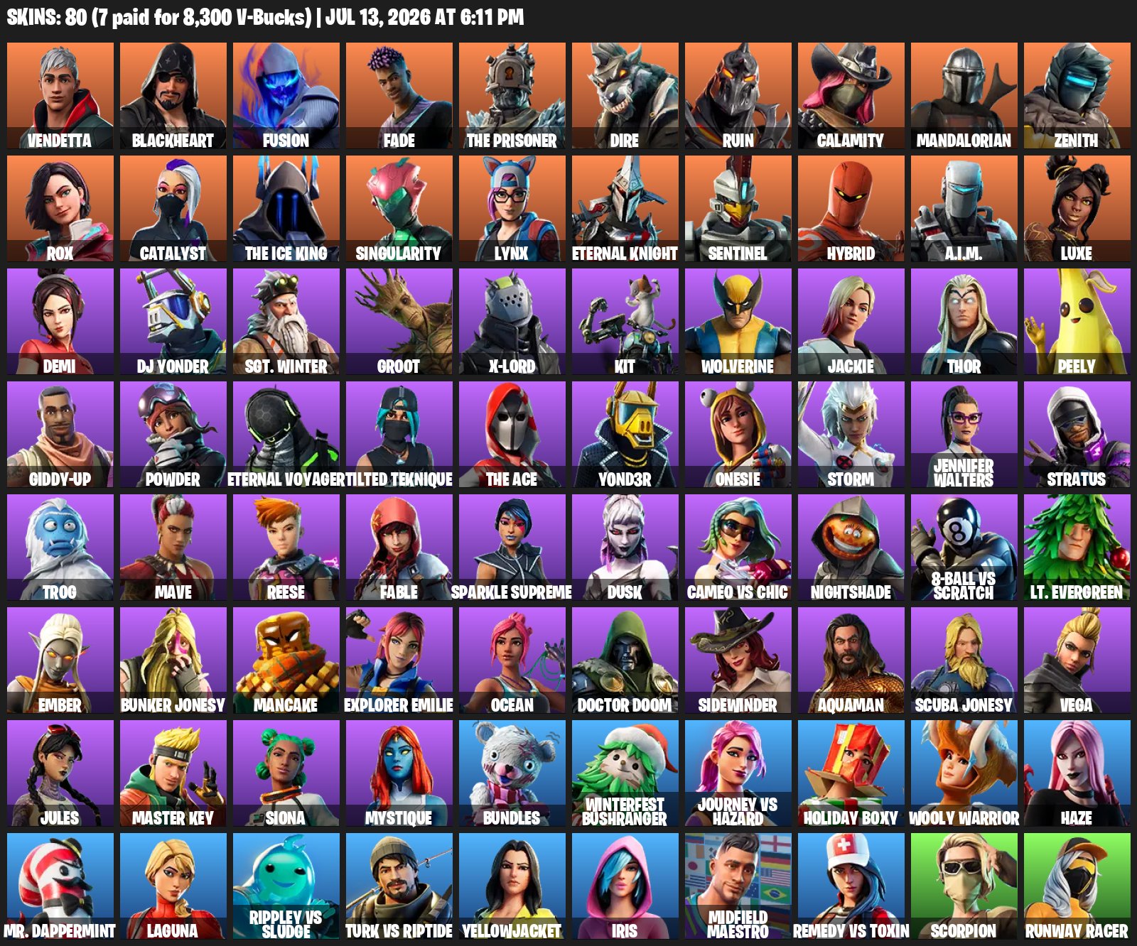 🥰Fusion😉Heartspan😘Rage😉AUTO-RELEASE❤️🔥IDEAL FOR A BEGINNER😎FULL ACCESS🥰, Sale, skins 80