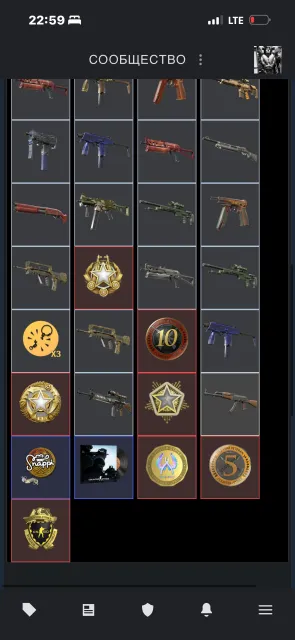 5 medals, coin for 10 years, prime., Sale, With inventory, Has PRIME, Competitive