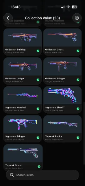 selling with full access, re-linking, etc., Sale, Platinum 1, Agents: 10, Skins: 23