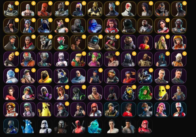 FORTNITE ACCOUNT 86 SKINS TAKE THE L 200 V-BUCKS RONIN + THE REAPER, Verkauf, Skins 86