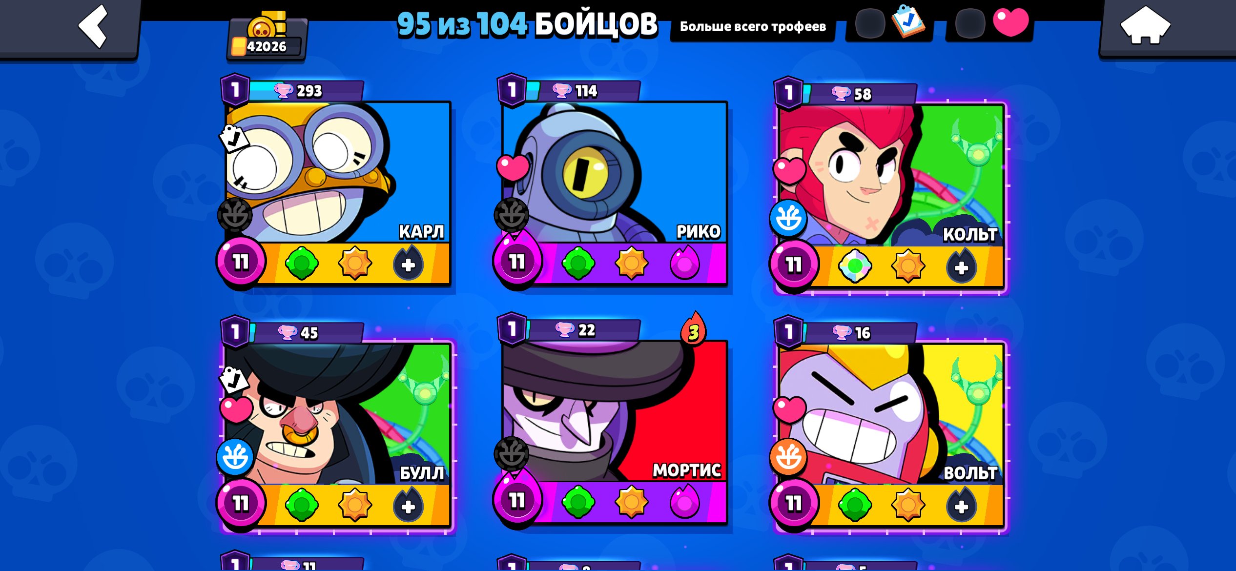 ‼️2020 account‼️with native mail 👑 9 prims 🎁 description ⬇️, trophies 42000, brawlers 95, primes 9