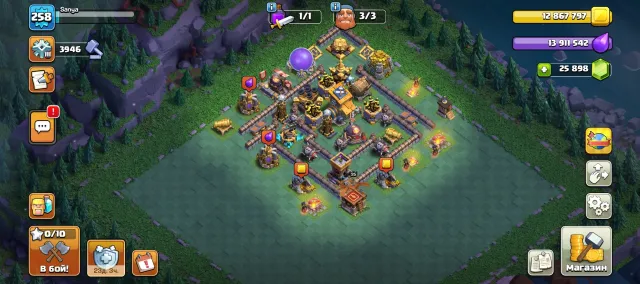 Full crystal everything over 26500, 18 TH Native Village, 10 TH Builder