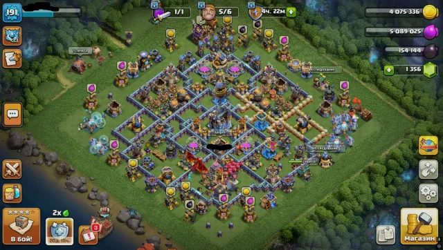 ⚔️ FULL 18 TH • 👑 Heroes 96/110/68/85/55/25 • 🔮 14 Epic Gear • 🎀 29 Skins • 🌟 4 Top Backgrounds, 18 TH Home Village, 10 TH Builder