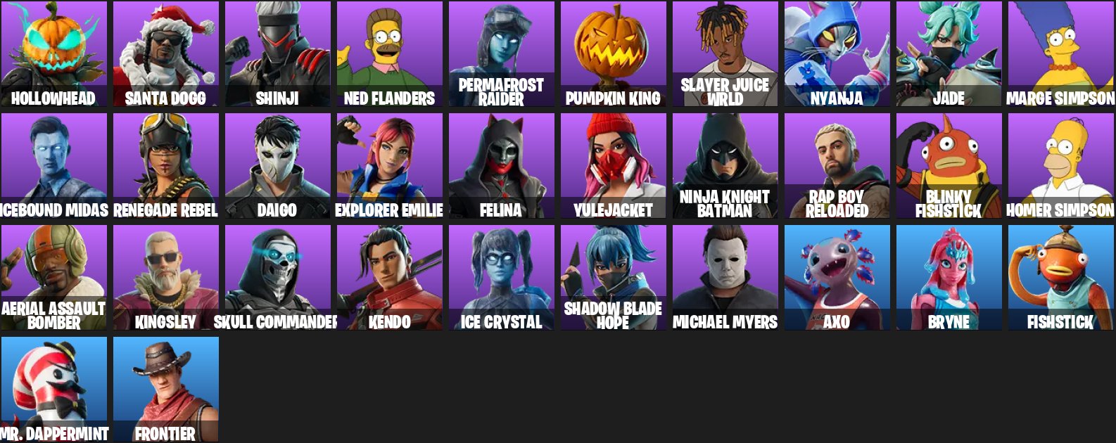 ✅FULL ACCESS | 💥BENEFICIAL⭐A LOT OF PURCHASED SKINS: 32 skins 👕 | 48 PICKS⛏️ ✅AUTO-RELEASE, Sale, skins 32