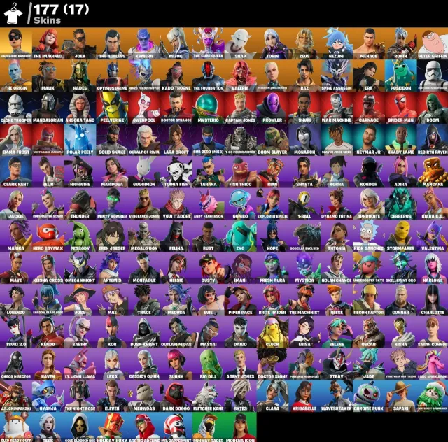 👕 177 skins 🎮 3631 Level Unchained Ramirez | The Imagined | Joey | The Ageless |, Sale, skins 178