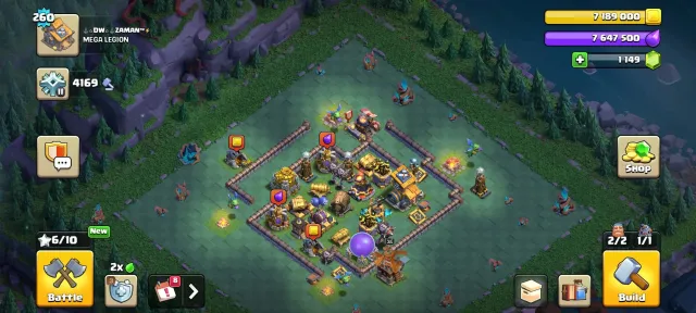 Th18➤6 hero max➤10x equipment max➤5400 + War Star➤3x paid scenery available➤Clash of Dragon, 18 TH Родной Деревни, 10 TH Строителя