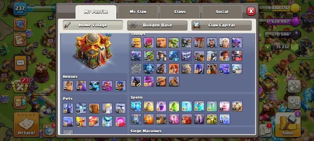 16 TH 95%max, 16 TH Main Village