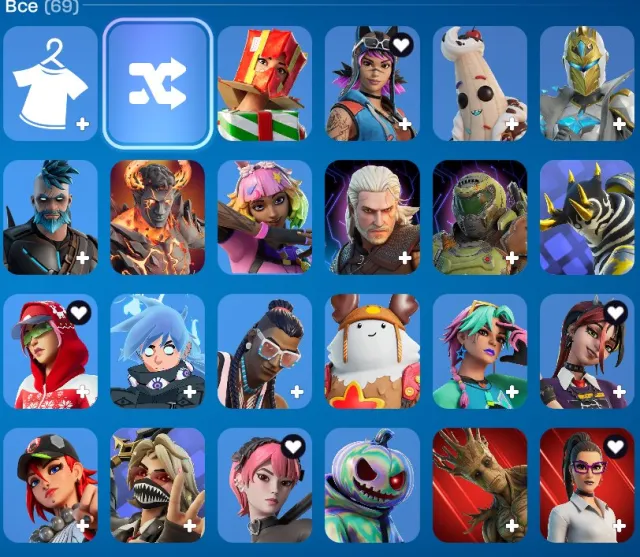 old skins, old emotes, everything in the photos, there are more accounts, all in DMs, Sale, skins 57