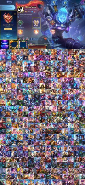 🔥World🔥Legend Freya-Johnson, KOФ Chu-Gossen, Naruto Su E-Kaleya, Hayaba Exorcist, JJK Julian🔥, Sale, Rank: Mythic, Level: 156, Win Rate: 54%, Heroes: 133, Skins: 610