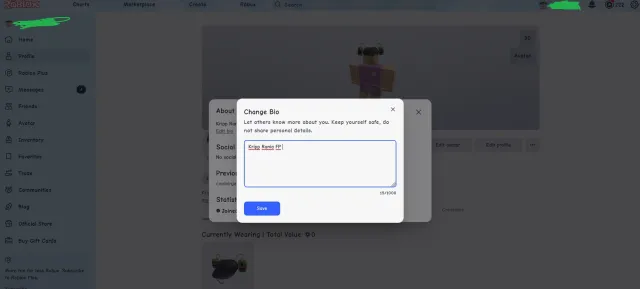ROBLOX акаунт з 🦇Шапкою від Відьом БрайтЕйз🦇 + Група одягу + Понад 300 товарів, що не продаються!, Продаж, Голосовий чат: Є
