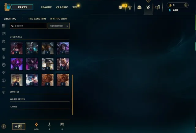 🏆{ EUW} Готовий до рангових 10 перемог 💎 +65K Синьої есенції ✅ 10 перемог, Продаж, рівень 30, чемпіони 8, скини 5, Немає рангу