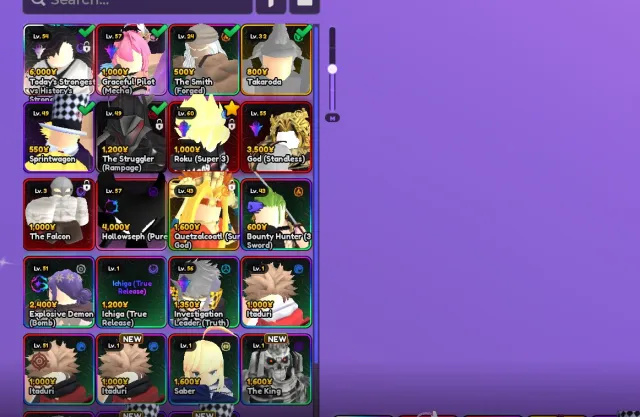 TOP ACCOUNT 71 LEVEL MANY STRONG UNITS (CHECK DESCRIPTION), Accounts
