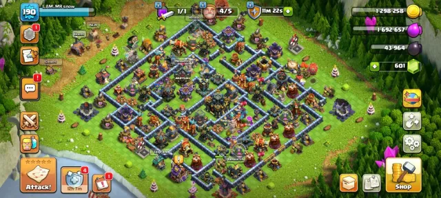 🏆 TH17 MAX DEFENSE 🏆 2338 RAID MEDALS 🏆 9X EQUIPMENT 🏆 HEROES 54-79-43-36-30-8 🏆 NC YES, 17 TH Родной Деревни