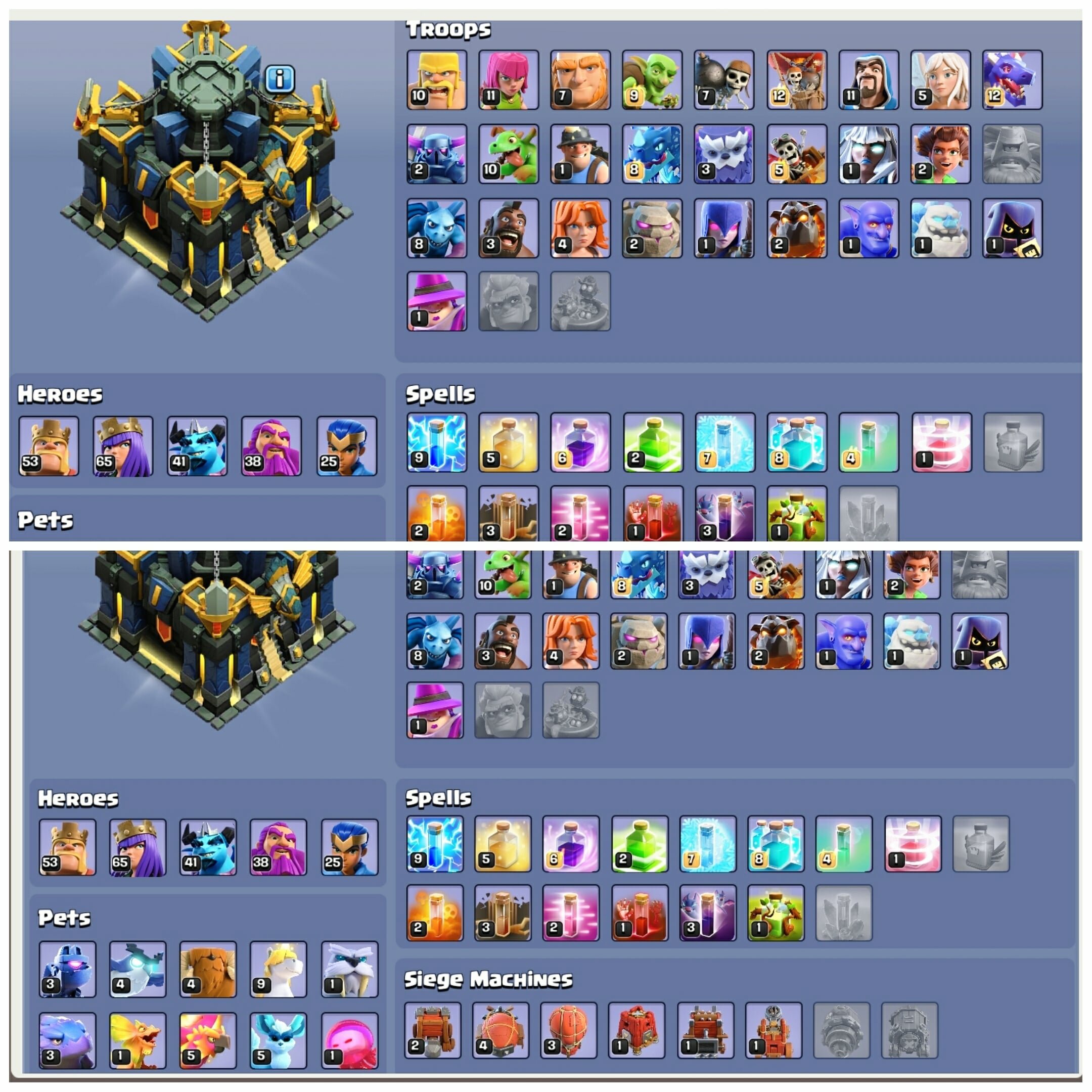 TH 17 Max🧩🧩SUMMER SCENERY🧩🧩Heros: 53/64/41/38/25🧩🧩Change Name Available🧩🧩Lots of Magic items🧩🧩🧩, 17 TH Main Village