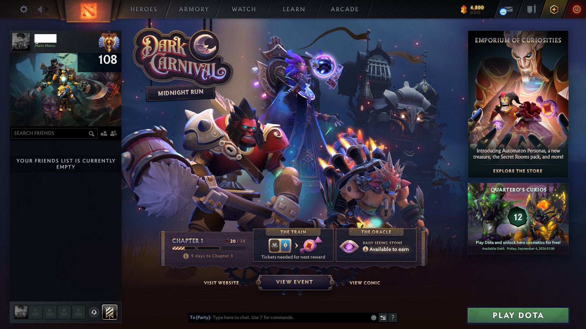 🫀🥶TITAN - 7630𝐌𝐌𝐑🥶🫀 >150 ACCS SOLD 🫀ARCANA ON TECH🫀REG 2017🥶SETS🐦MAINPOOL🐦🥶44 TROPHY🦩, Sale, 7630 MMR, 10096 Behavior score, 10096 вежливости, 1606 games, 1660 hours