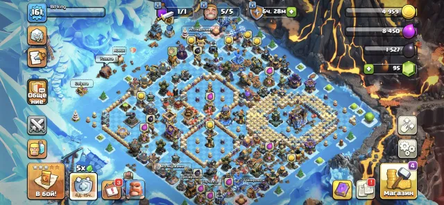 🥶 ХОРОШАЯ 18 TH, 70% FULL, читай описание 🤩, 18 TH Родной Деревни, 8 TH Строителя