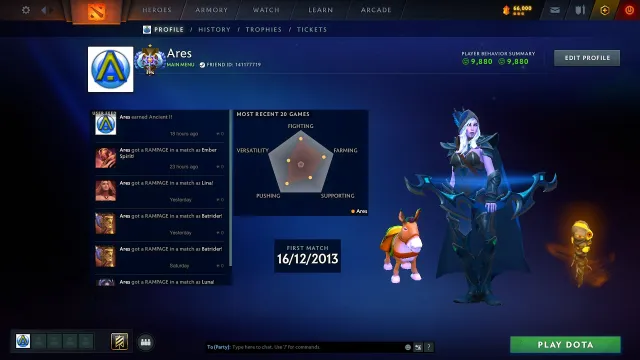 🏆MAINPOOL 🏆RECALIBRATION 🏆LORD 1🏆 4000 MMR 🏆 10000 HONOR 🏆, Sale, 4000 MMR, 10000 honor, 10000 politeness, 1000 matches, 1200 hours