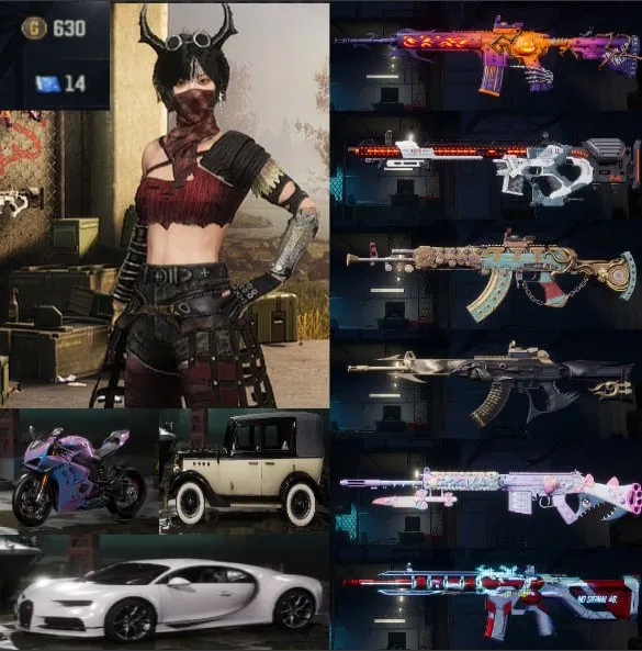 [PROGRESSIVE] Trick-or-treat - M416 - 9 lvl / Mk12 / Beryl / ACE32 / SLR / M416 / Bugatti / Ducati, Yes BATTLEGROUNDS Plus