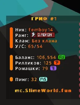 account with d.admin on slimeworld, Sale, All account data