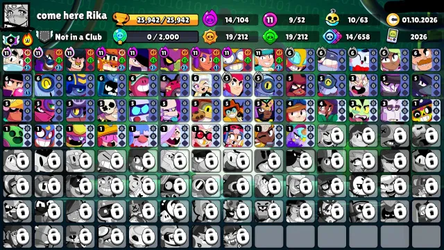 🏆25000🏆👑3 THIRD PRIME (WENDY + GAS + EDGAR)👑⚔️9x11 POWER⚔️🩸DARK GAS🩸⭐THIRD PRIME⭐, 25942 trophies, 52 brawlers, 16 primes
