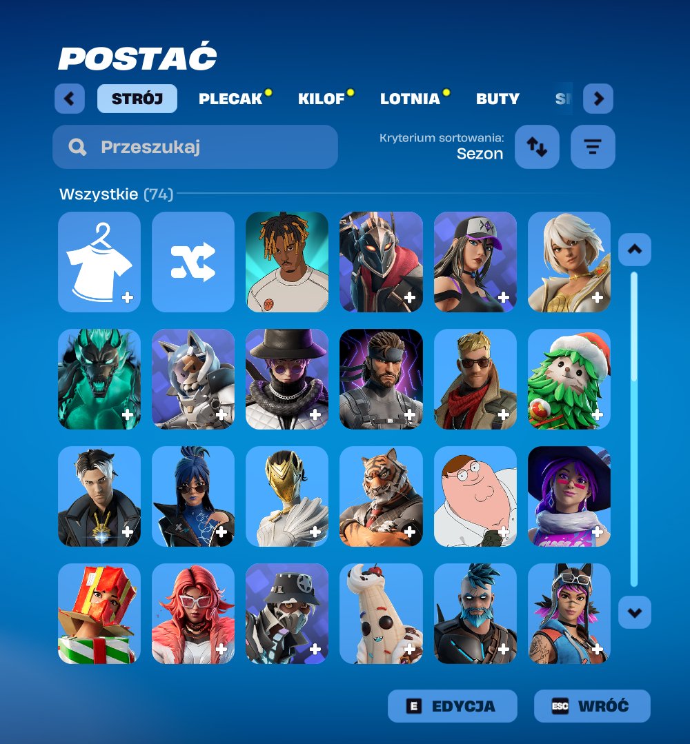 ✅74 SKINS✅ PERSONAL ACCOUNT✅ EU✅ CHAPTER 1 SEASON 5 OG✅ FULL DATA CHANGE✅ 77 EMOTES✅ GALAXY SKIN, Sale, skins 74