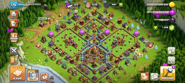 Almost full 16 Town Hall, 16 TH Home Village, 10 TH Builder Base