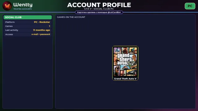 🔥 【SOCIAL CLUB】 💚 ПОЛНЫЙ ДОСТУП | ПОДХОДИТ ДЛЯ ONLINE/RP | НОВЫЙ ПЕРСОНАЖ #4E8VZG, Продажа