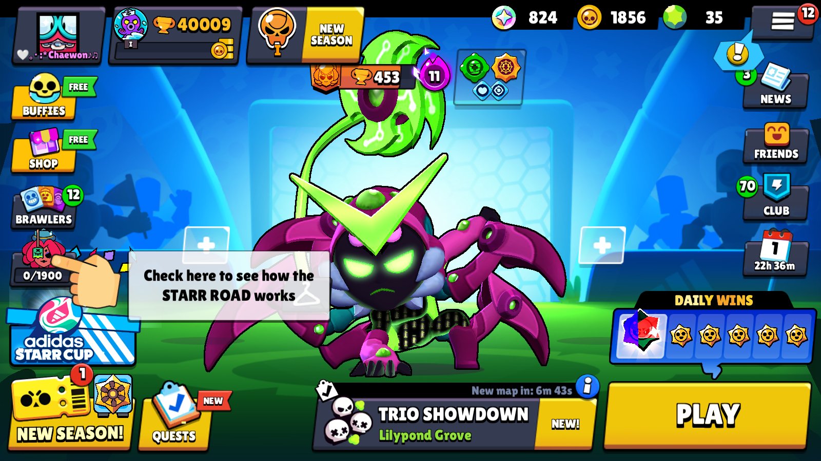 🏆40.009🏆👤84/104👤💎RARE SKINS💎📹SCREENSHOTS📹, trophies 40009, brawlers 84