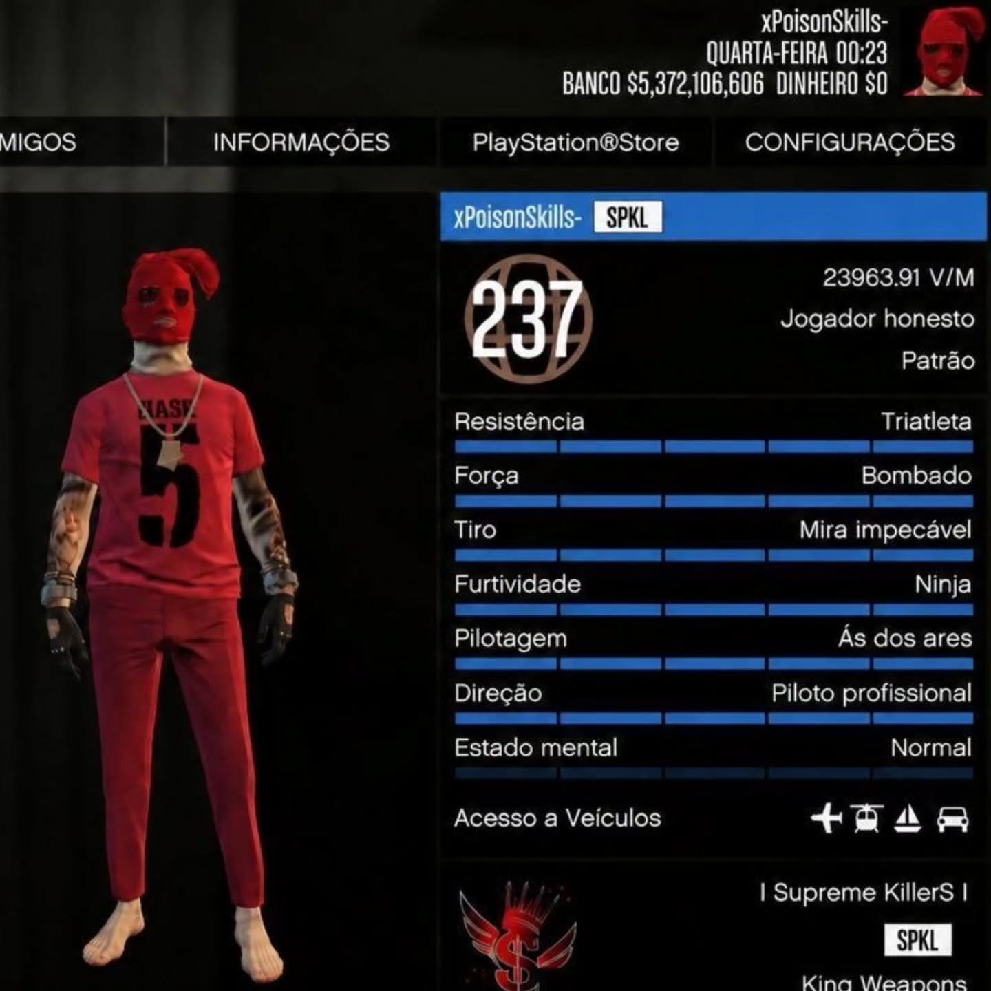 🎮 PS4 ONLY • ⭐️ Level 237 • 💰 $5.3B • 🎃 Halloween Face Paints • 🎁 Unlocks • #RB237, Sale