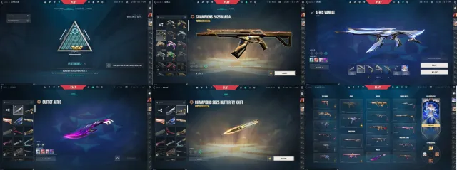 Valorant Level 154 {56 Skin } {league of legends EUNE Lv 653 + 215 skin }, Продажа, Платина 1, Агентов: 24, Скинов: 56