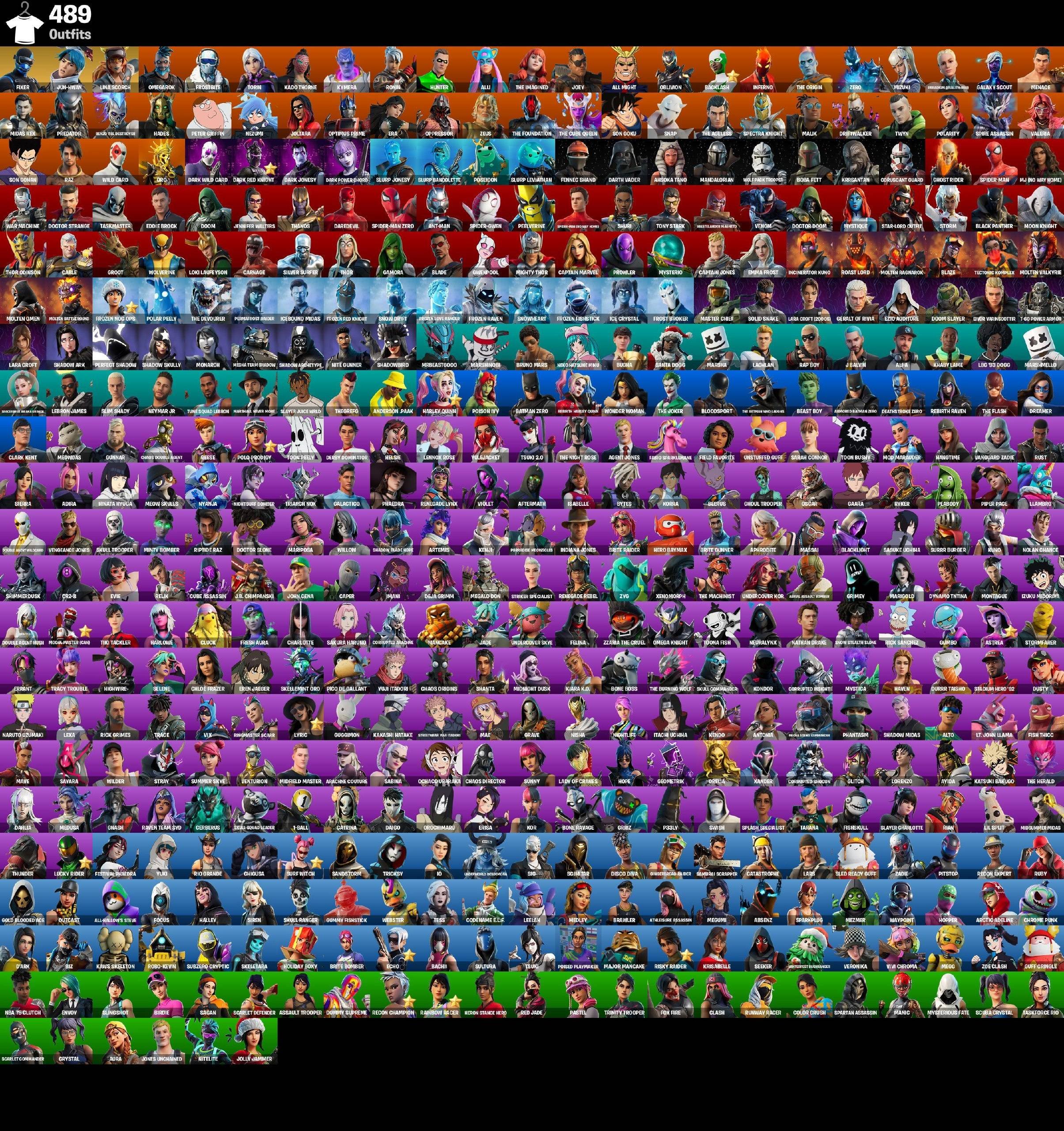 [PC/NS/XBOX/PSN] 489 SKINS | Fixer | Jun-Hwan | Lina Scorch | Burning Ember Holster, Sale, skins 489