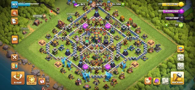 14 TH 65% full, 5 builders, 11 epic gear, 14 TH Home Village, 10 TH Builder