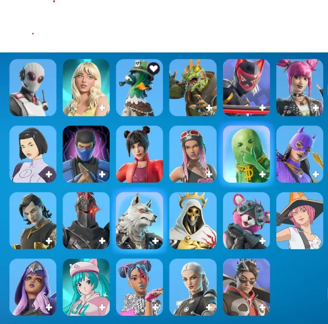 🔥FORTNITE 59 skinli hesap 2024 yılından itibaren 🔥, Satış, skinler 59