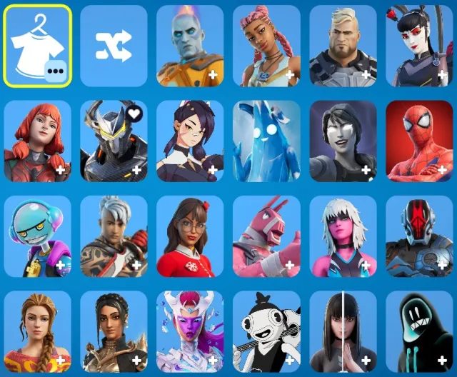 Vente de compte (assez ancien), Vente, skins 69