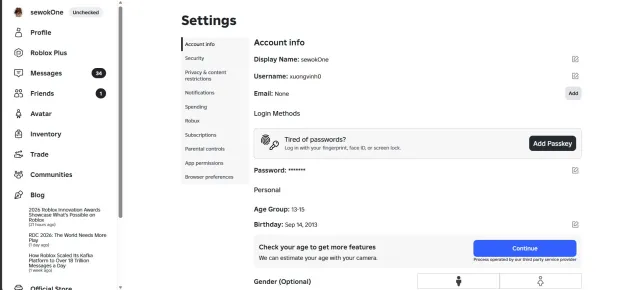 ✅2016 account | 💎offsales💎 | 💸Items for Robux💸 | No email✅, Sale, Voice chat: No