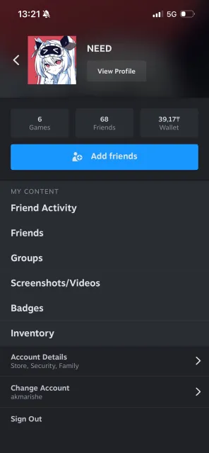 Selling account with Prime CS2, for sale, with inventory, has PRIME, Competitive
