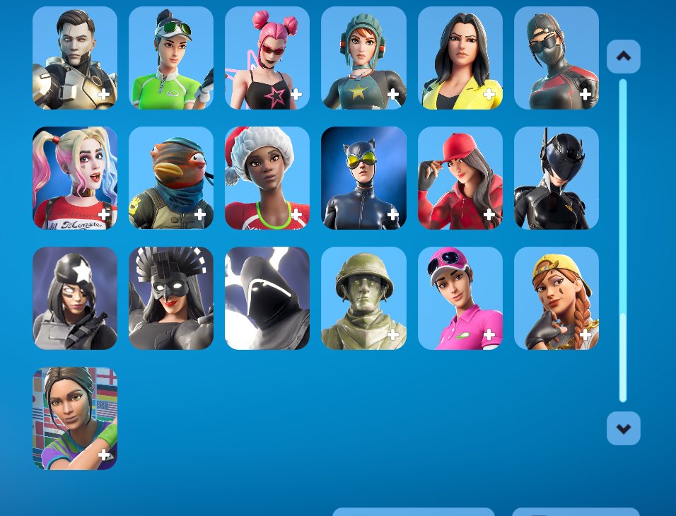 103 skins + 52 hang gliders +123 picks + 62 emotions + 800p on balance, Sale, skins 103