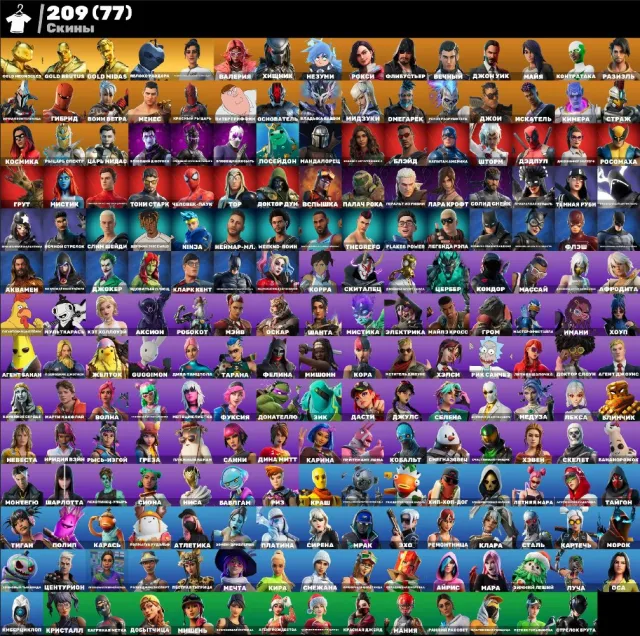💮АВТОВЫДАЧА💮209 skins🌺Разыгрывающая🫐Левиафан🌺2 Кастомки🫐Лара Крофт🌺2 Мары🫐Краш🌺Обхохочешься, Продажа, скины 209