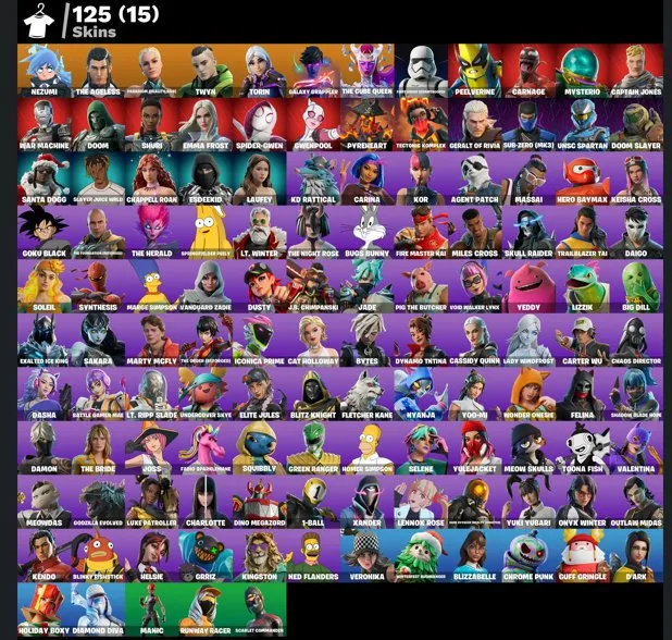 125 Skins | Paradigm | Galaxy Grappler | 4 Exclusives | 300 V-Bucks | Full Access, Продажа, скины 125