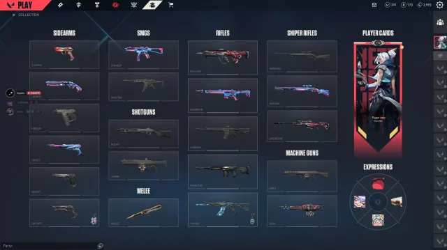 Sale, Sale, Calibration, Agents: 25, Skins: 9